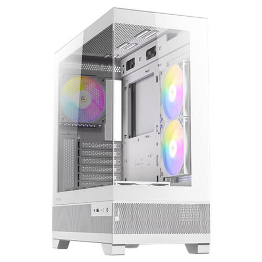 Gabinete Gamer Antec Cx700 Rgb Elite White Lateral Vidro Temperado 4mm Atx-micro-atx-itx 6 Fans 1 - 3