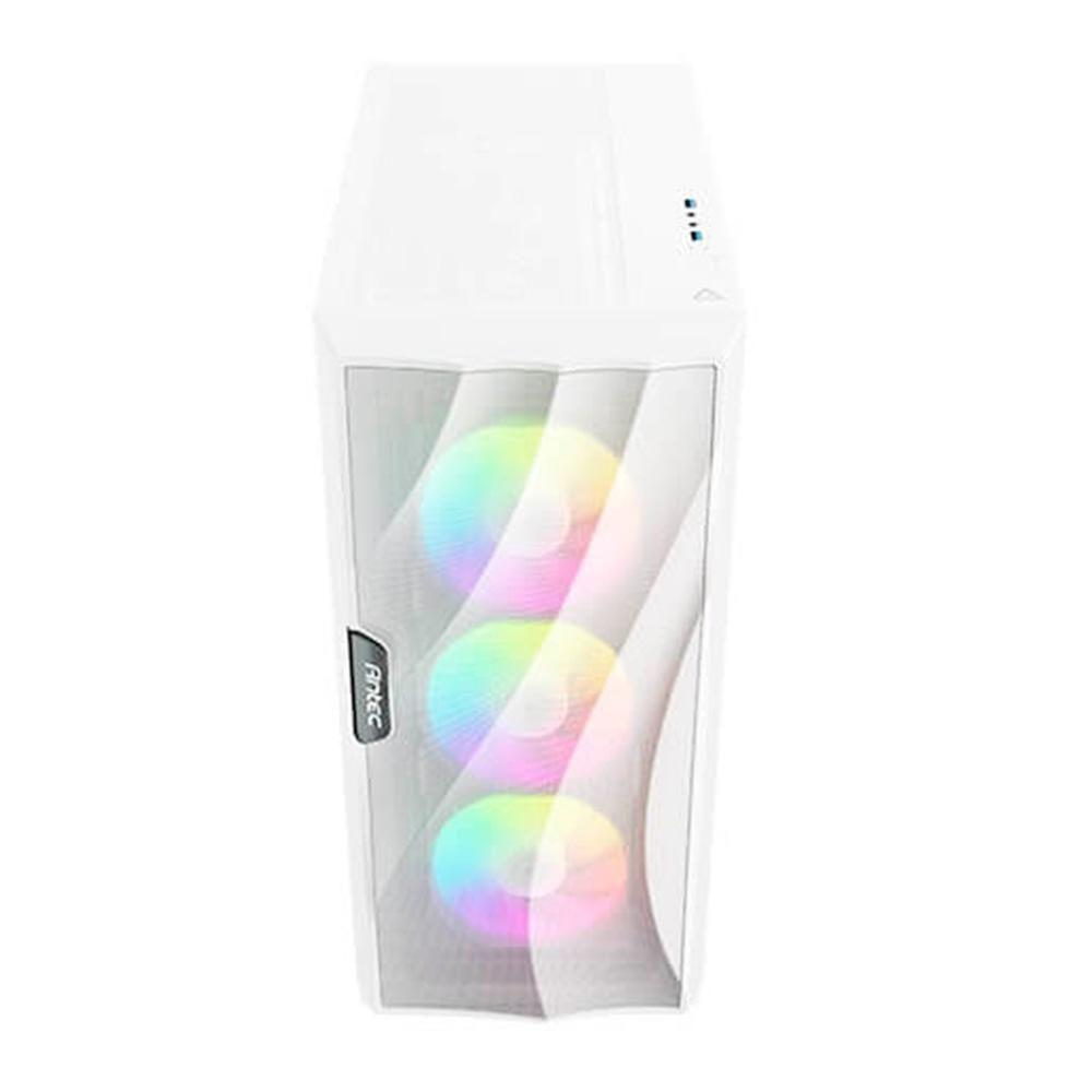 Gabinete Gamer Antec Df700 Flux White Lateral Vidro Temperado Micro Atx-mini Itx-atx 3 Fans Arb - 2