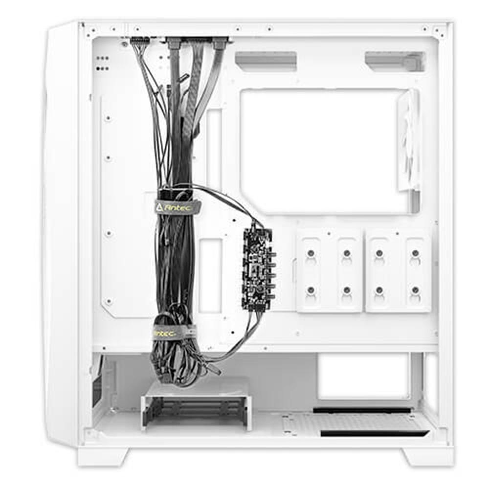 Gabinete Gamer Antec Df700 Flux White Lateral Vidro Temperado Micro Atx-mini Itx-atx 3 Fans Arb - 5