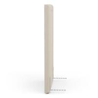 Cabeceira Cama Box Solteiro Alba 90cm Com Frame Bouclé Bege - Desk Design - 7