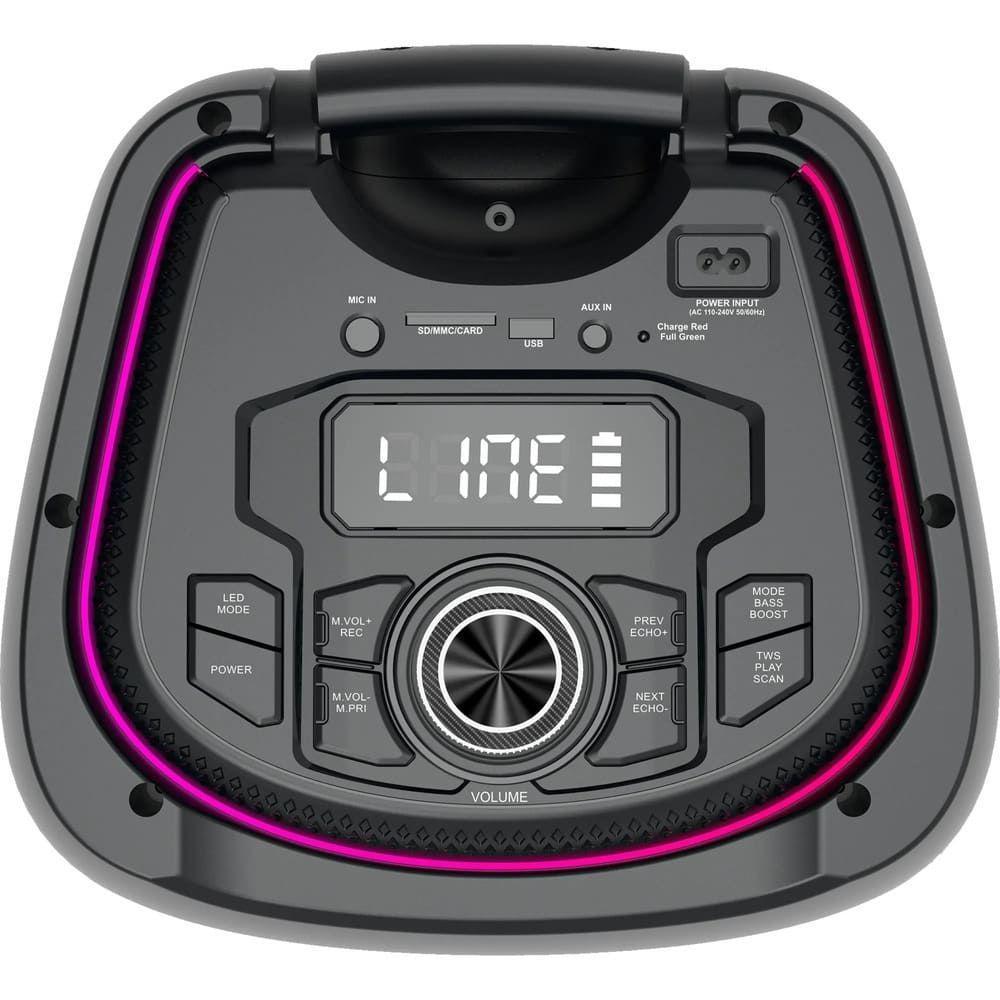 Caixa De Som Sumay CAP49 Energy Box 1600W Bluetooth Preta Bivolt - 2