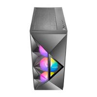 Gabinete Gamer Antec Df800 Flux Lateral De Vidro Temperado Micro Atx-mini-itx-atx 3 Fans Argb-0-76 - 2