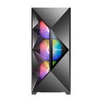 Gabinete Gamer Antec Df800 Flux Lateral De Vidro Temperado Micro Atx-mini-itx-atx 3 Fans Argb-0-76 - 5