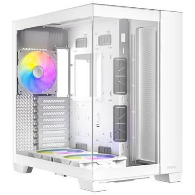 Gabinete Gamer Antec C8 Argb White Lateral Vidro Temperado 4mm E-atx-atx-m-atx-itx 2 Fans 120mm B