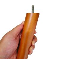 Kit 03 Pés Palito 30cm Madeira Inclinado Para Poltrona E Móveis Em Geral - 7