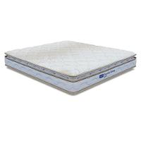 Colchão Casal Probel Espuma D33 Pillow Top 138x188x18cm Guarda Costas Lyon Branco/bege - 1