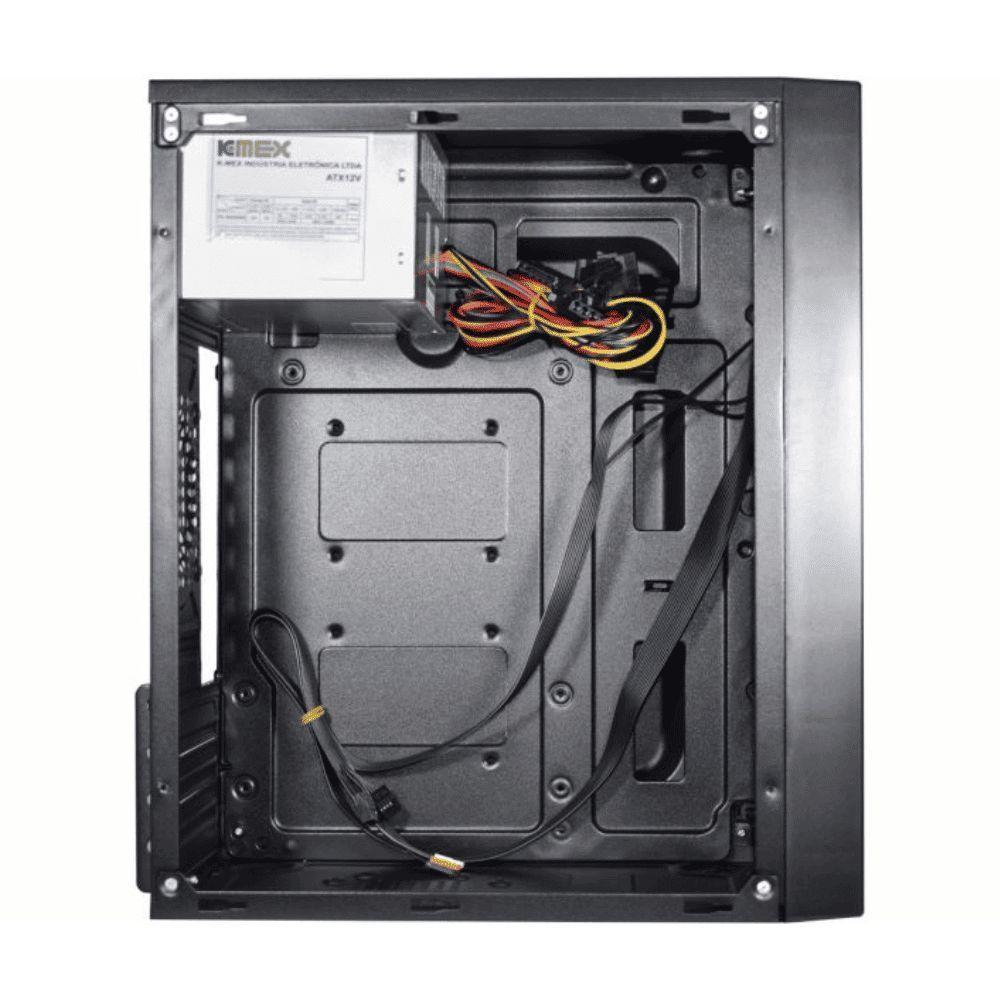Gabinete Micro Atx K-mex Gm-10nx 2 Entradas Usb 2.0 + áudio + Reset + Power - 7