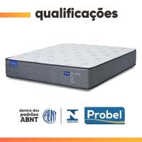 Colchão Casal Probel Molas Ensacadas 138x188x30 Day Springs A Vácuo Branco/cinza - 8