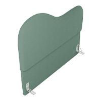 Cabeceira Orgânica Cama Box King Size Sea 195cm Com Frame Bouclé Verde Menta - Desk Design - 7