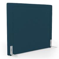 Cabeceira Cama Box Casal Padrão Alba 140cm Com Frame Bouclé Azul Marinho - Desk Design - 1