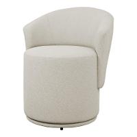 Kit 02 Poltronas Orgânicas Living Mavi Fixa Bouclê Creme - Desk Design - 8