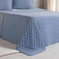 Kit Colcha Queen Miraggio New Soft 100% Poliéster 240x260cm Azul Cobalt - 5