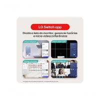 Monitor LG LED Home & Office 20U401A-B Tela 20” HD+, LG Switch, HDMI, VGA, 2ms (GtG), 75Hz, Black Stabilizer - 5