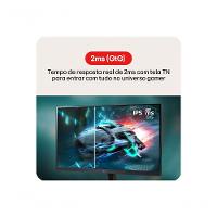 Monitor LG LED Home & Office 20U401A-B Tela 20” HD+, LG Switch, HDMI, VGA, 2ms (GtG), 75Hz, Black Stabilizer - 6