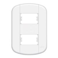 Placa 4x2 Com Suporte Para 2 Módulos - 3937 Blanc - 1