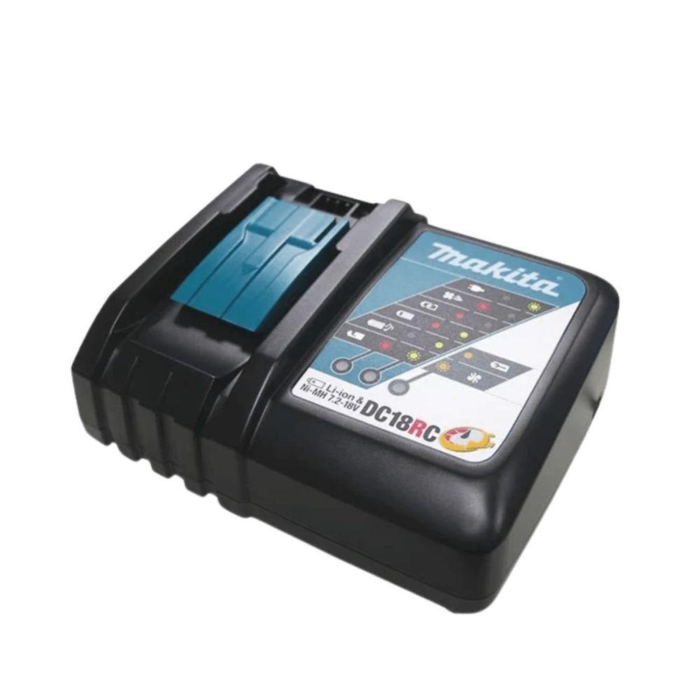 Combo Furadeira-parafusadeira Makita 18v Dhp485rf1j – Bateria 3ah, Carregador E Maleta Mak-pac único - 4