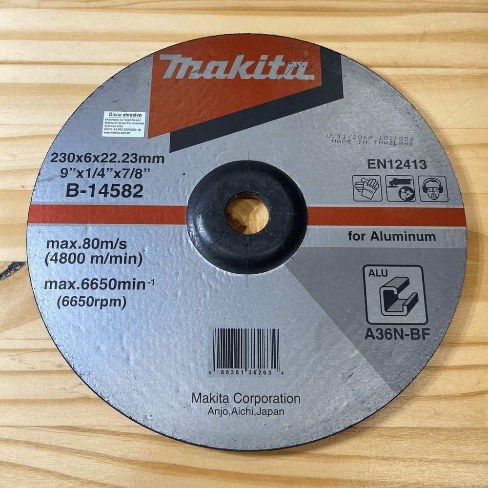Disco De Desbaste 9 230x6.0x22mm Para Alumínio Makita B-14582 - 4