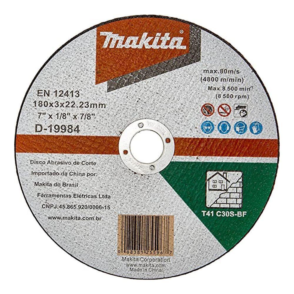 Disco De Corte Para Concreto 180mm Makita D-19984 - 50 Unidades - 2