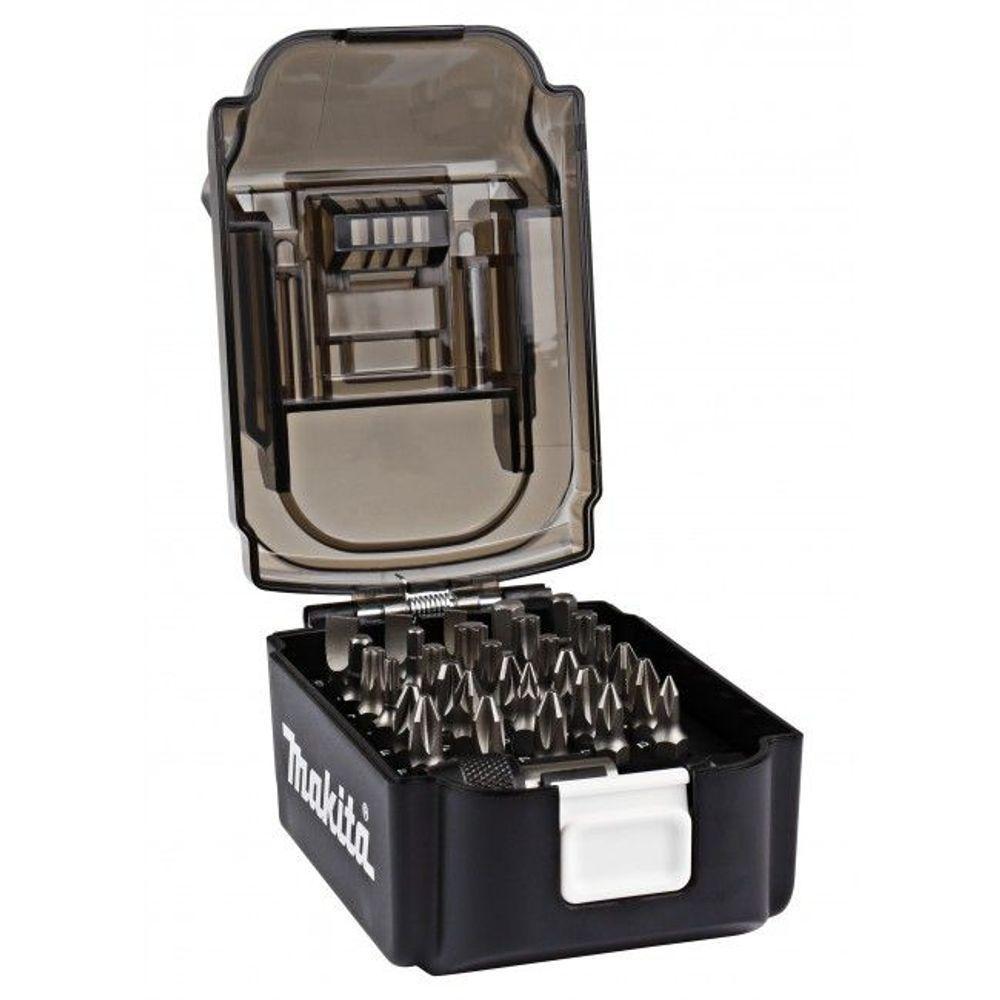 Jogo De Pontas Bits Para Parafusadeira Estojo Bateria 31pç Makita B-68317 - 1