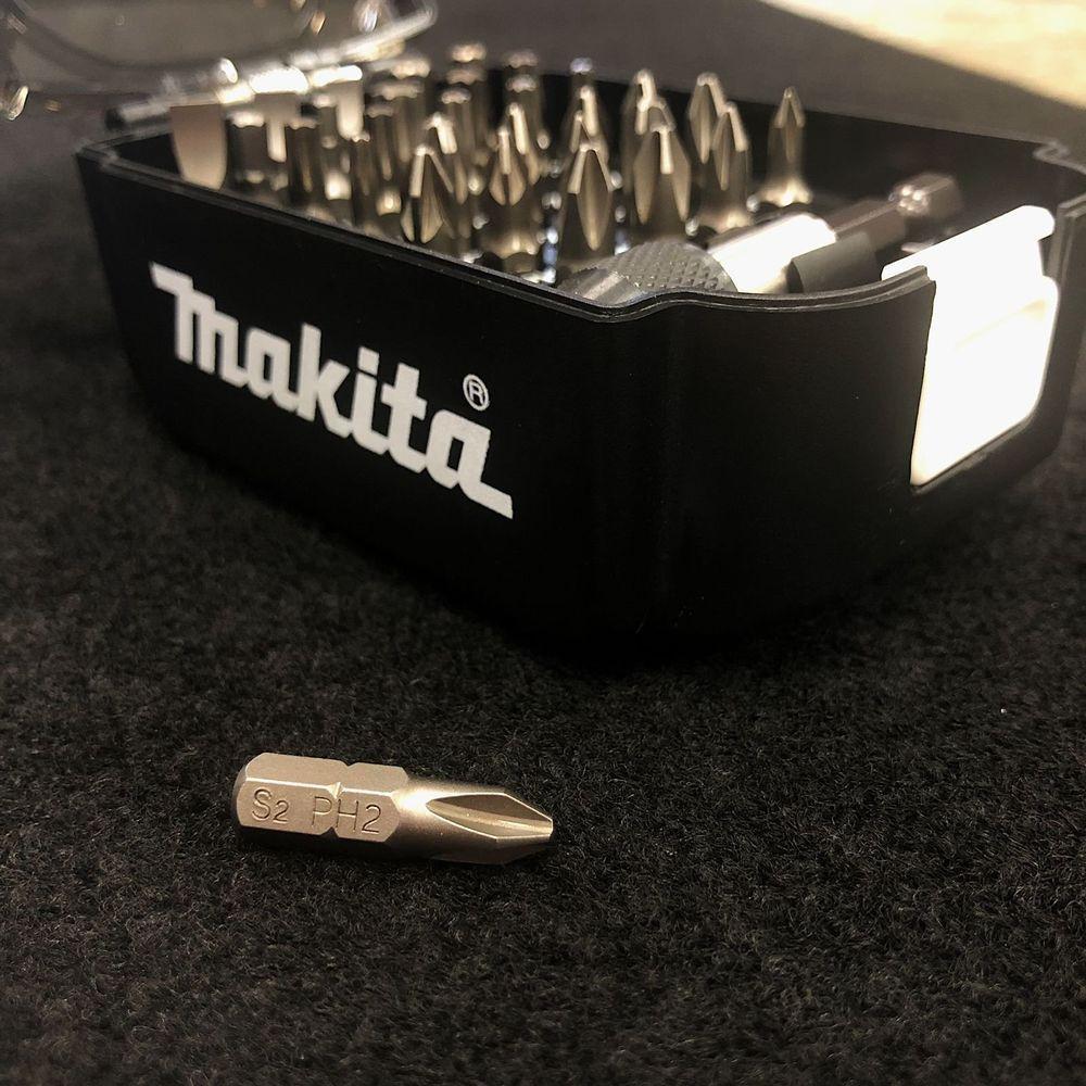 Jogo De Pontas Bits Para Parafusadeira Estojo Bateria 31pç Makita B-68317 - 3