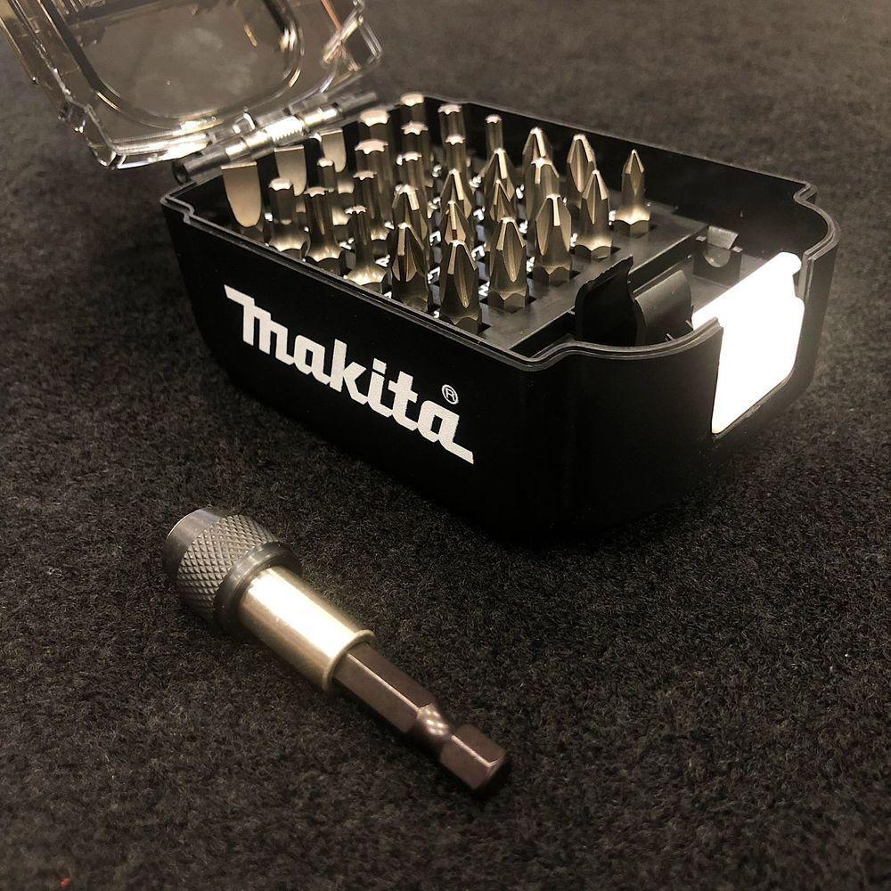 Jogo De Pontas Bits Para Parafusadeira Estojo Bateria 31pç Makita B-68317 - 7