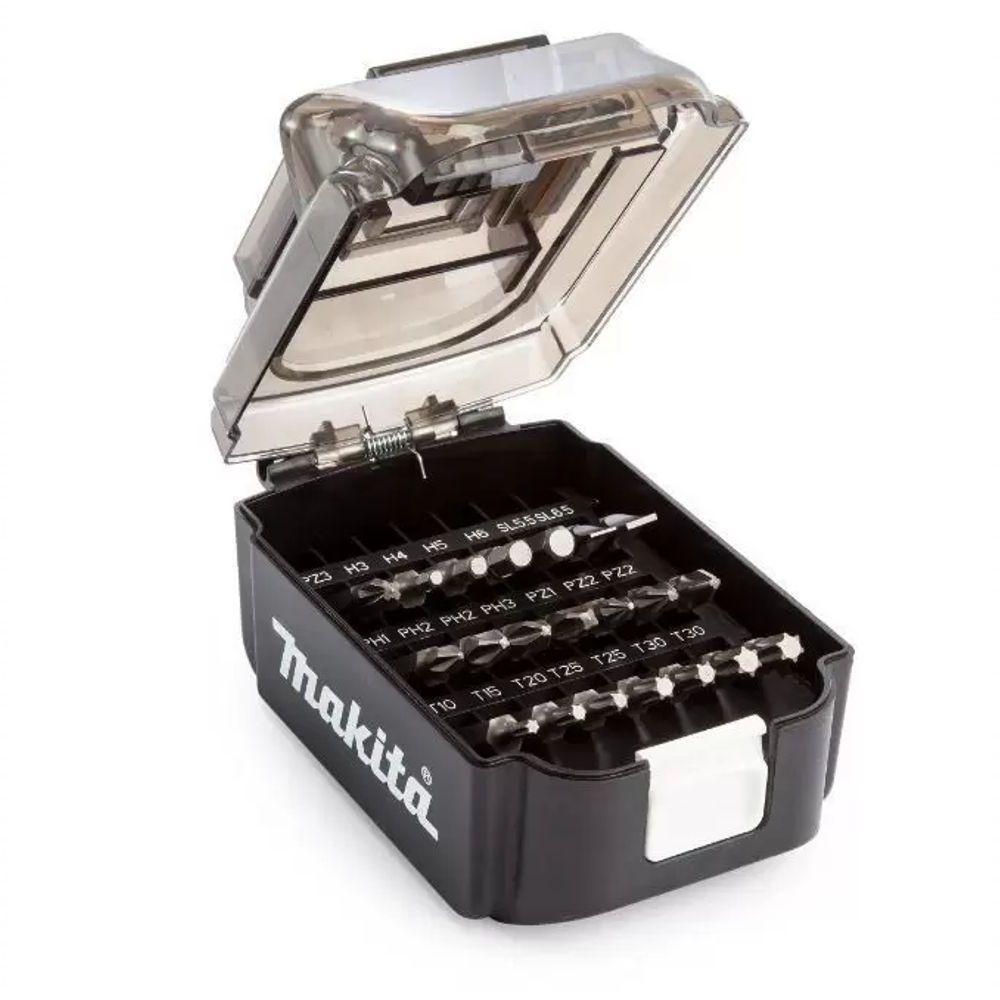 Jogo De Pontas Bits Para Parafusadeira Estojo Bateria 21pç Makita B-68323 - 1