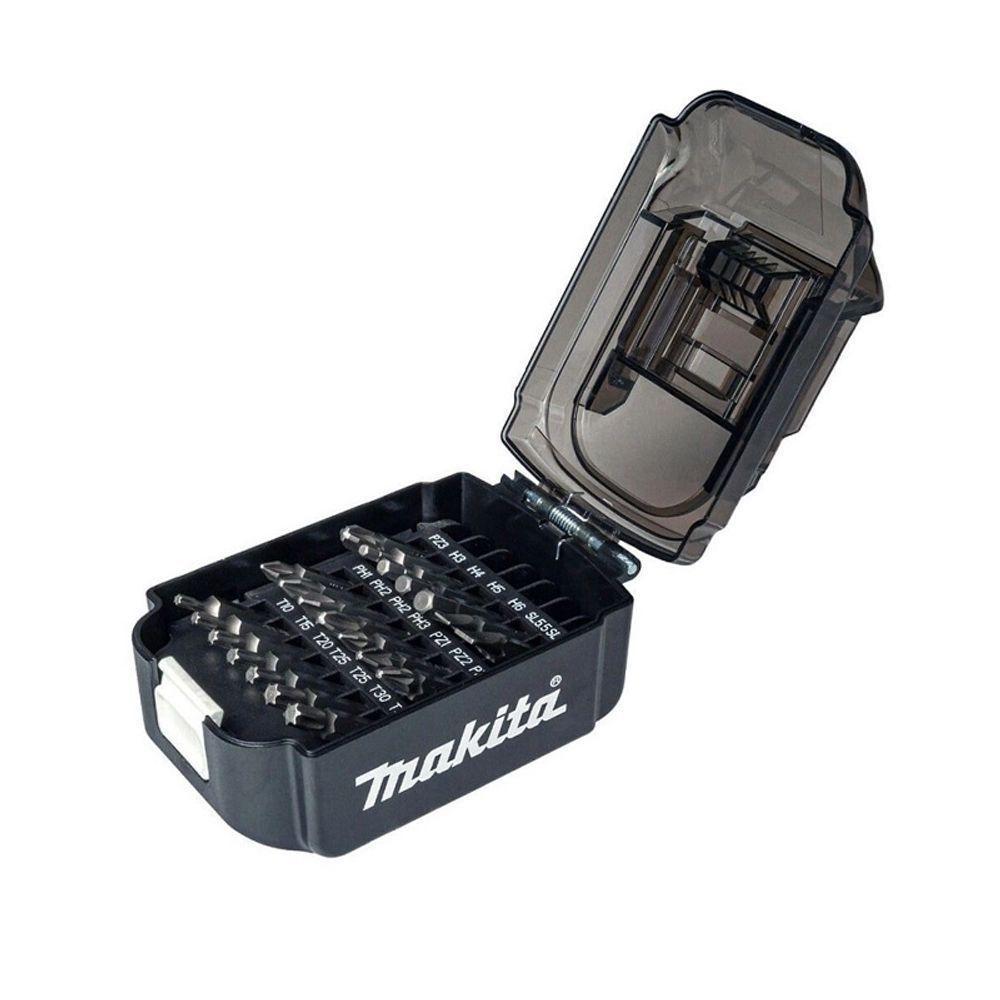 Jogo De Pontas Bits Para Parafusadeira Estojo Bateria 21pç Makita B-68323 - 2