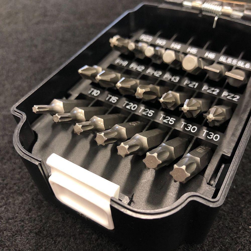 Jogo De Pontas Bits Para Parafusadeira Estojo Bateria 21pç Makita B-68323 - 6