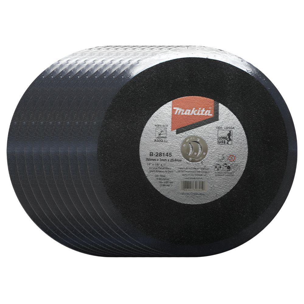 Disco De Corte 355x3.0x25mm Para Aço Makita B-28145 - 10 Unidades - 1