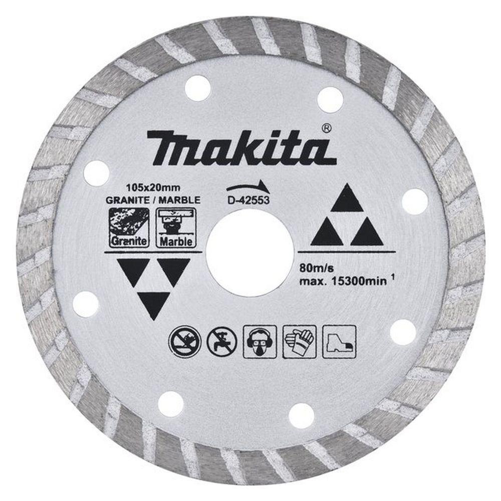 Disco De Corte Diamantado Turbo 4 Makita D-42553 - 1