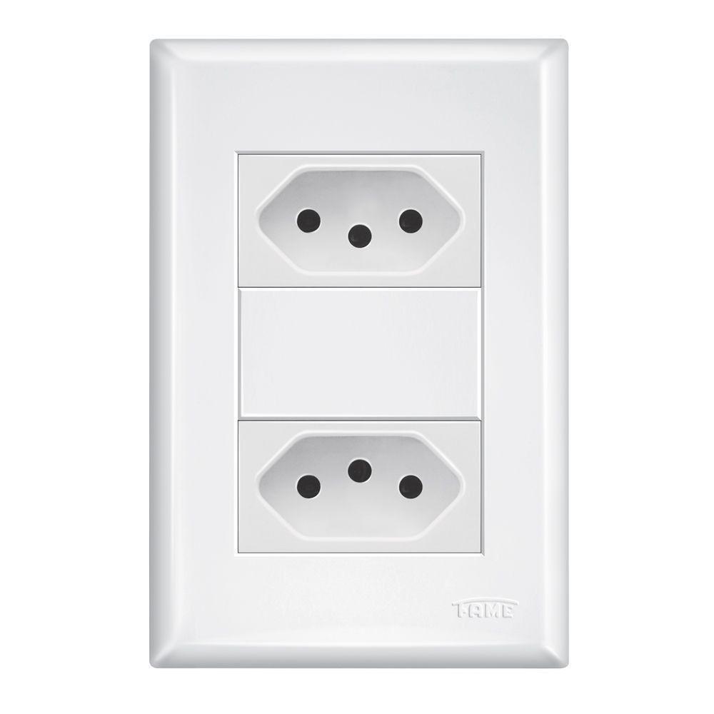 Tomada Fame 2p + T 10a Dupla Distanciada- 3890 Evidence - 1