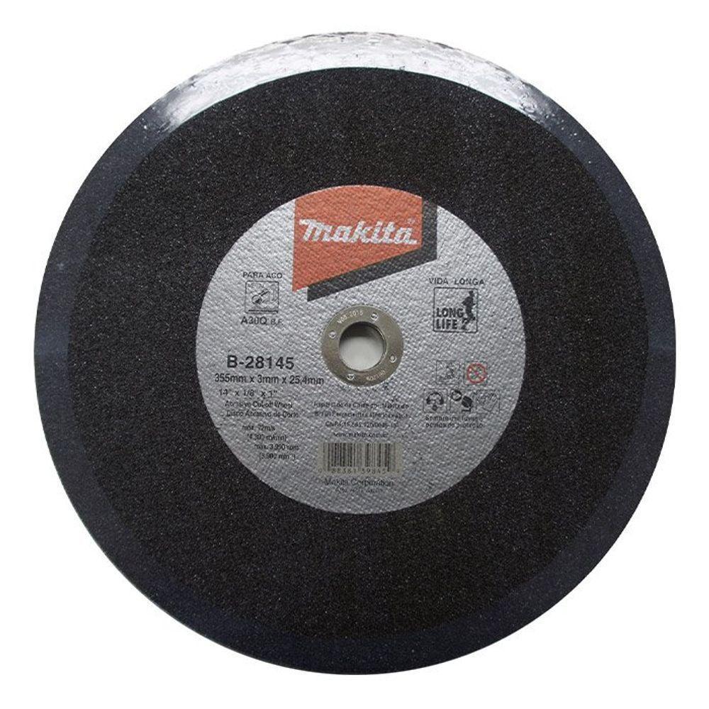 Disco De Corte 355x3.0x25mm Para Aço Makita B-28145 - 1