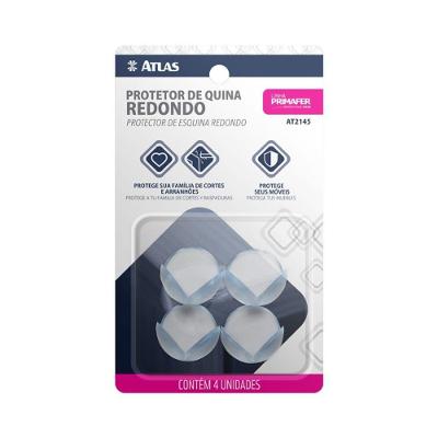 4 Pcs Protetores De Quina Canto Silicone Redondo Protetor De Canto De Mesa Atlas Primafer