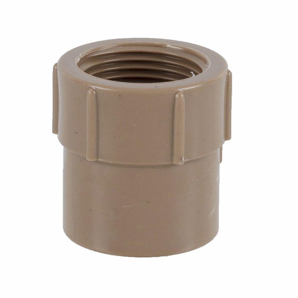 Luva Pvc Marrom Roscável E Soldável 1 32mm Plastilit - 2