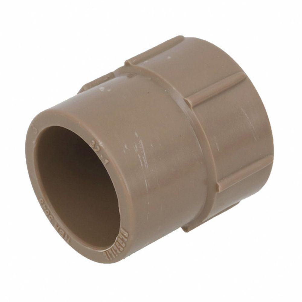 Luva Pvc Marrom Roscável E Soldável 1 32mm Plastilit - 3