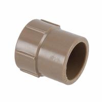 Luva Pvc Marrom Roscável E Soldável 1 32mm Plastilit - 1