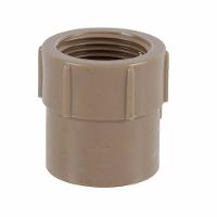 Luva Pvc Marrom Roscável E Soldável 1 32mm Plastilit - 2