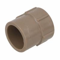 Luva Pvc Marrom Roscável E Soldável 1 32mm Plastilit - 3