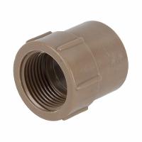 Luva Pvc Marrom Roscável E Soldável 1 32mm Plastilit - 4