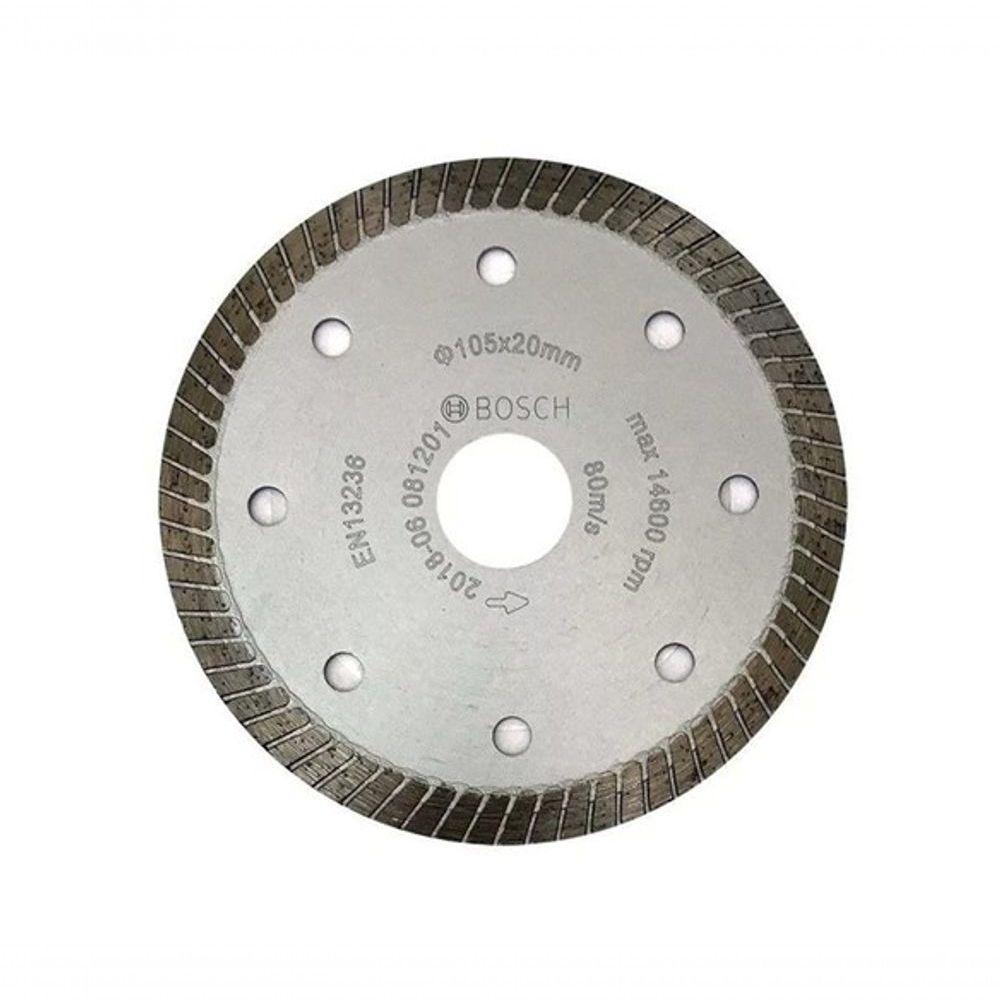 Disco De Corte Diamantado Turbo Bosch 105mm – Preciso E Durável, Ideal Para Porcelanato E Profission - 2