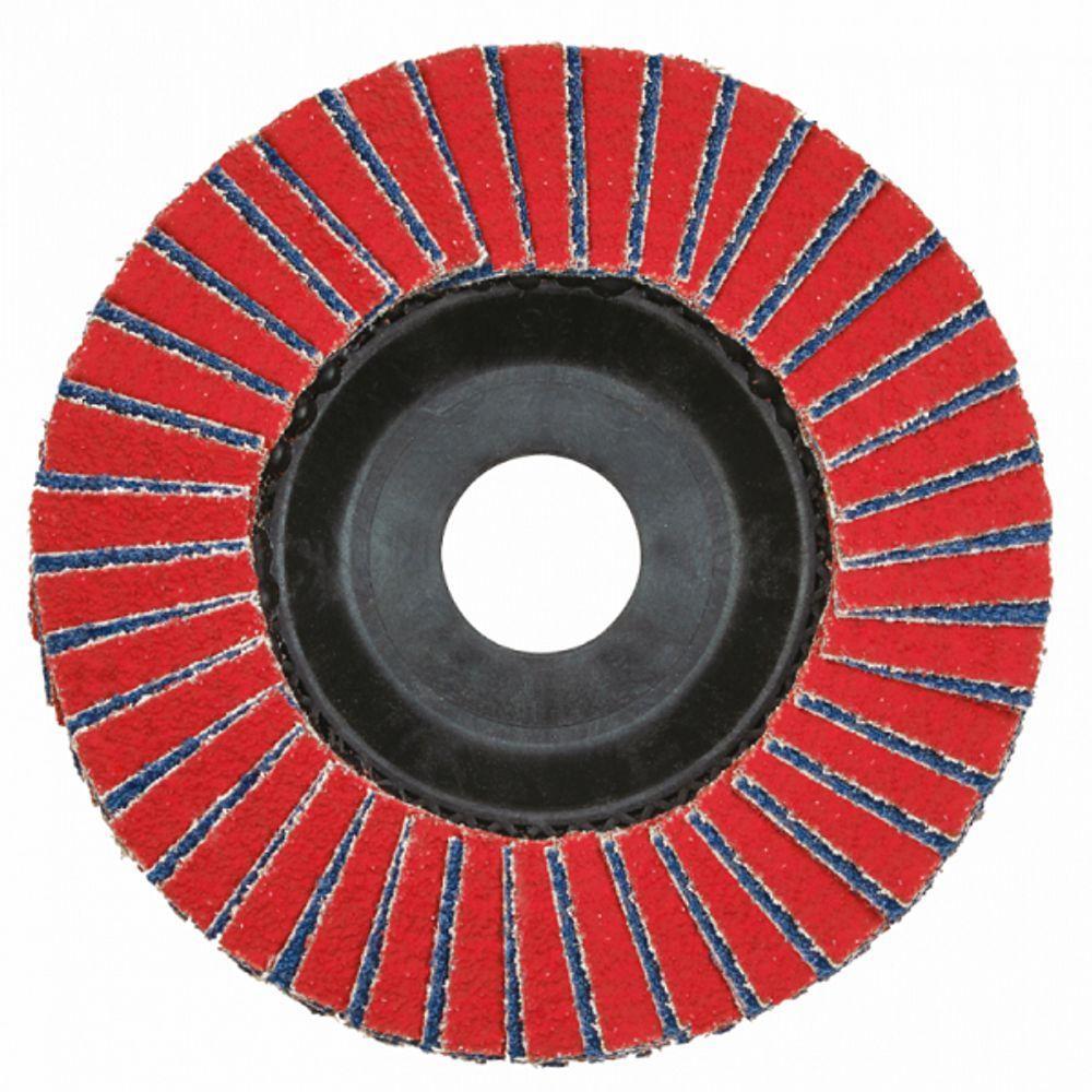 Disco De Lixa Flap 4.1-2 115x22mm Para Metais E Inox Dewalt Dw8408t Grão 40 - 2