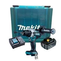 Kit Parafusadeira De Impacto 1-2 Dhp486z  + 1 Bateria 18v 5ah + Carregador Dc18wc + Maleta Makita - 1
