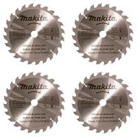 Kit Com 04 Discos De Serra Circular Para Madeira 7.1-4 185mmx2.2mm 24 Dentes Makita D-51340 - 1