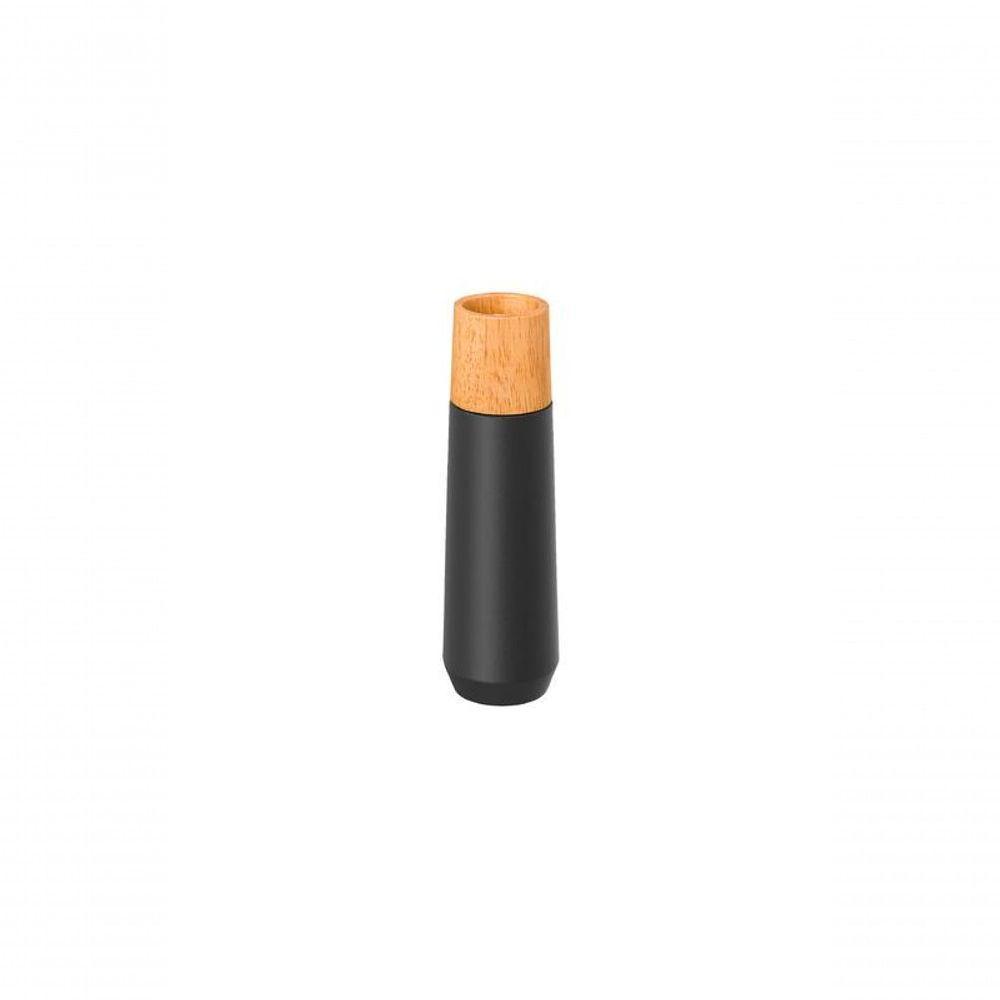 Moedor Tramontina De Sal E Pimenta Realce 19,7cm Preto Em Madeira Seringueira - 1