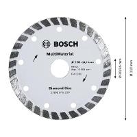 Disco Diamantado Turbo 110x20mm Bosch 2608615230000 – Corte Preciso E Resistente Multimaterial Profi - 3