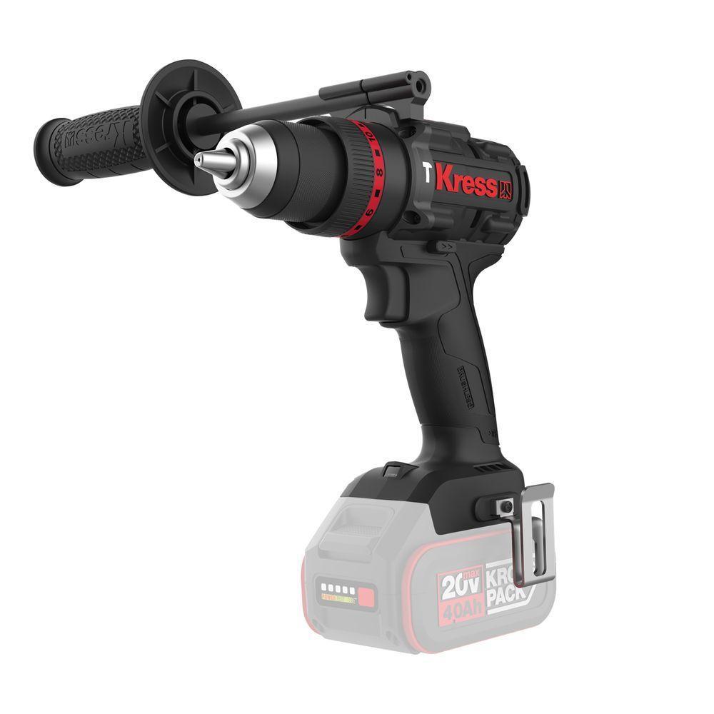 Furadeira De Impacto 20v 13mm Kress Kuc33.9 Brushless - 4