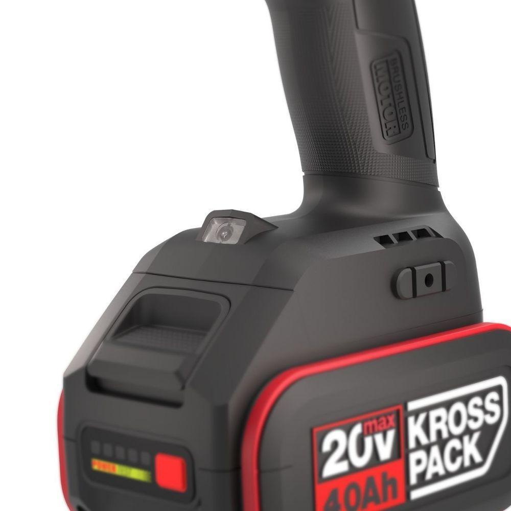 Parafusadeira-furadeira De Impacto 20v Kress Kuc30.1 Bl Motor – Combo Completo, Potente E Profission - 6