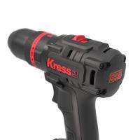 Parafusadeira-furadeira De Impacto 20v Kress Kuc30.1 Bl Motor – Combo Completo, Potente E Profission