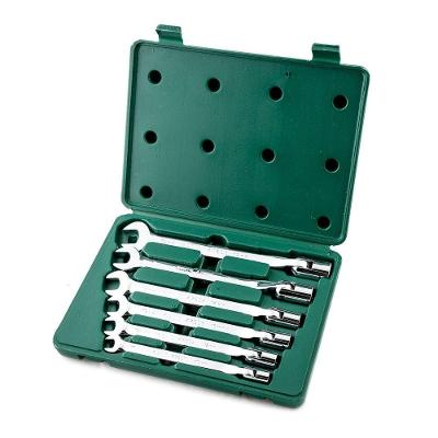 Jogo De Chave Combinada Com Soquete Flexível Sata Com 6 Peças - St09037sj