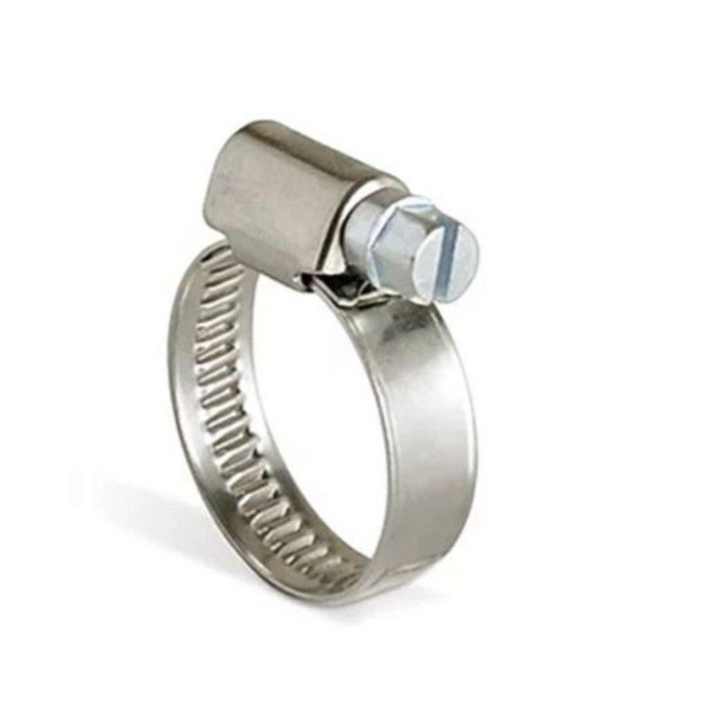 Abraçadeira Rosca Sem Fim 12 A 16 Mm Prateado - 1